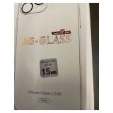 33 - AG-Glass iPhone 14 Plus Case White; iPhone 15 Pro Case White; PerfectSight 2-Pack Screen Protector; Teaught Smartphone Case