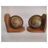 Set of Globe Bookends
