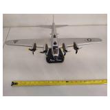 B-17 Flying Fortress Themed Model Airplane Desk Clock