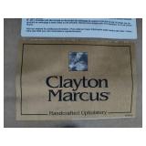 Clayton Marcus Button Tufted Fabric Settee