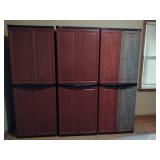 Set of Three "Workforce "Storage Cabinets