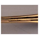 Hollyberry Gold Tone Flatware Sets w/Box