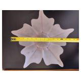 Viking Glass Frosted Lotus Bowls