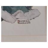 Norman Rockwell "Going Out" Framed Art