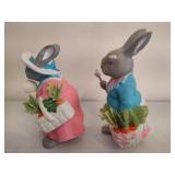 Department 56 Hideaway Hollow "Carrot Patch" Rabbits