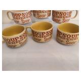 Set of Six Chowder Mugs