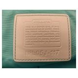 Coach Hampton Large White Satin Hobo Bag