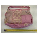 Coach Lavender Patchwork Hobo Shoulder Bag