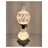 Vintage Double Globe Electric Lamp