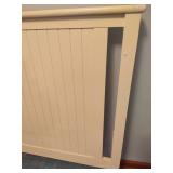 White Full Sized Headboard & Rails