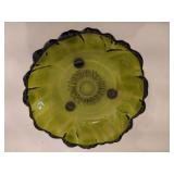 Gorgeous Green Bowls/Relish Plate
