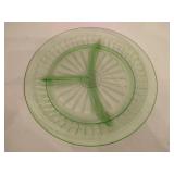 Gorgeous Green Bowls/Relish Plate