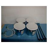 (4) JBL Control 16C/T 2-Way 6.5" Coaxial Ceiling Loudspeakers / Speakers with Tile Rails and C-Rings