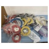 LOT of NEW Network / Ethernet / Cat5 / Cat6 Cables - Various Lengths & Colors