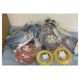 LOT of NEW Network / Ethernet / Cat5 / Cat6 Cables - Various Lengths & Colors