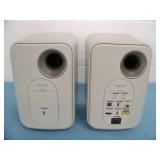 (2) KEF LSX LT II Powered Speakers - Stone White in color - in Original Box