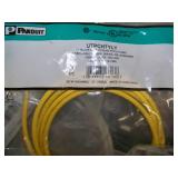 Miscellaneous CAT5, CAT6, Network and Patch Cables - 16.6 lbs with packaging - NEW in packaging