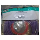 Miscellaneous CAT5, CAT6, Network and Patch Cables - 16.6 lbs with packaging - NEW in packaging