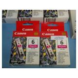 Miscellaneous Canon and Hewlett Packard (HP) Color Printer Cartridges - NEW in packaging