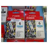 Miscellaneous Canon and Hewlett Packard (HP) Color Printer Cartridges - NEW in packaging
