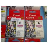 Miscellaneous Canon and Hewlett Packard (HP) Color Printer Cartridges - NEW in packaging