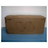 Atlas Sound FAP63TC-W 6.5" Coaxial 2-Way Low-Profile / Shallow Mount Ceiling Speakers with Tile Rails and C-Rings - NEW in Open Box