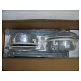 Atlas Sound FAP63TC-W 6.5" Coaxial 2-Way Low-Profile / Shallow Mount Ceiling Speakers with Tile Rails and C-Rings - NEW in Open Box