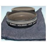 Vintage Sony MVC-FD91 Digital Still Camera with Extra Sony Lens (VCL-ES06) and Camera Bag