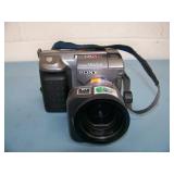 Vintage Sony MVC-FD91 Digital Still Camera with Extra Sony Lens (VCL-ES06) and Camera Bag