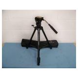 Pearstone VT-2100 Fluid Head Video Tripod with Carrying Case