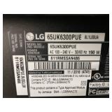 65" LG Electronics 65UK6300PUE 4K Ultra HD SMART Television / TV / Display Monitor with Chief Fusion Pro Rolling Mobile A/V Cart