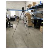 Manfrotto / Bogen 3046 Professional Video / Photography Multistage Tripod with 3063 Mini Fluid Video Tripod Head & Pan Bar / Arm