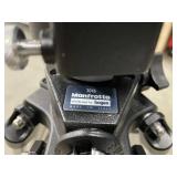 Manfrotto / Bogen 3046 Professional Video / Photography Multistage Tripod with 3063 Mini Fluid Video Tripod Head & Pan Bar / Arm