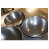 *3* Large Stainless Mixing Bowls
