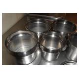 Stainless Steel Inset Pans and Lids