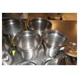 Stainless Steel Inset Pans and Lids