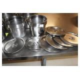 Stainless Steel Inset Pans and Lids