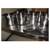 Stainless Steel Inset Pans and Lids