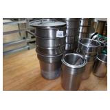 Stainless Steel Inset Pans and Lids