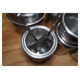 Stainless Steel Inset Pans and Lids