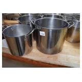 *6* Stainless Steel Stock Pots and Lids