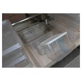 Assorted Clear Food Storage Bins and Lids