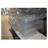 Assorted Clear Food Storage Bins and Lids