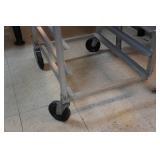 Industrial Stainless Steel Baking Tray Rolling Rack - Missing Wheel