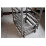 Industrial Stainless Steel Baking Tray Rolling Rack