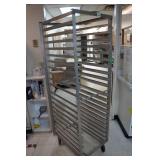 Industrial Stainless Steel Baking Tray Rolling Rack