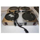 *3* Bunn Dual Burner Coffee Pot Warmers