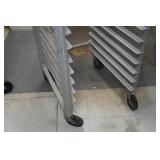 Industrial Stainless Steel Baking Tray Rolling Rack