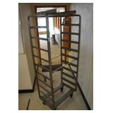Industrial Stainless Steel Baking Tray Rolling Rack