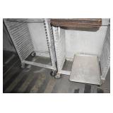 *2* Industrial Stainless Steel Baking Tray Rolling Racks